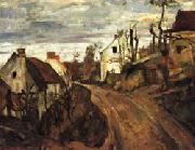 Paul Cezanne Village Road china oil painting reproduction